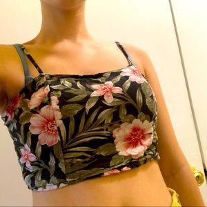 American eagle tropical crop top